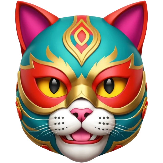 Gato luchador emoji
