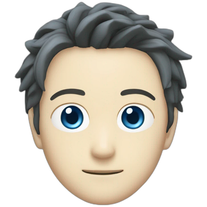 Satoru Gojo blue eyes emoji