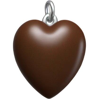 3d Chocolate charm simple emoji