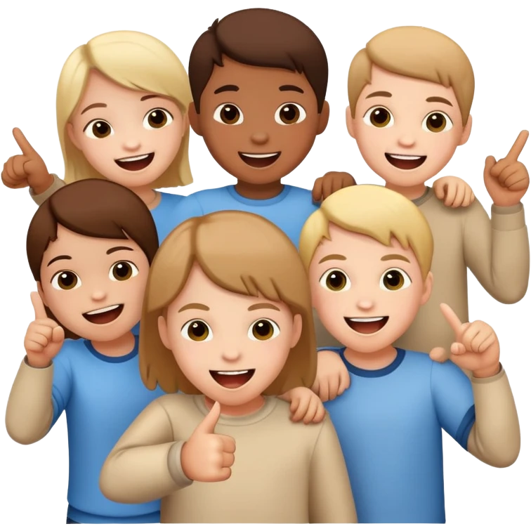pointing and laughing bullying emoji