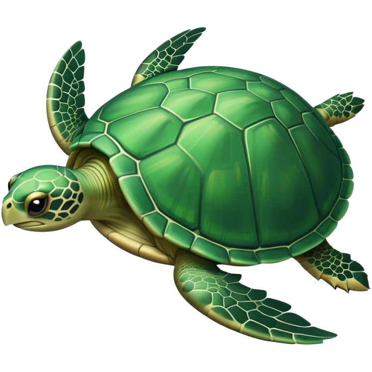 Flying turtle emoji