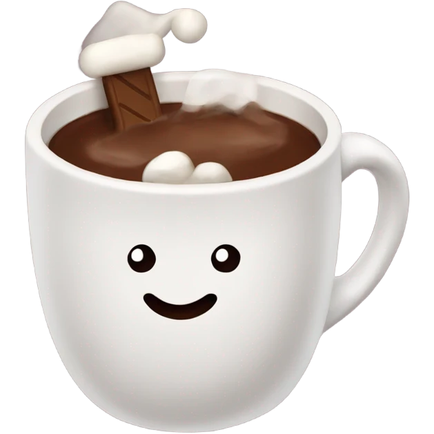 Christmas hot chocolate  emoji