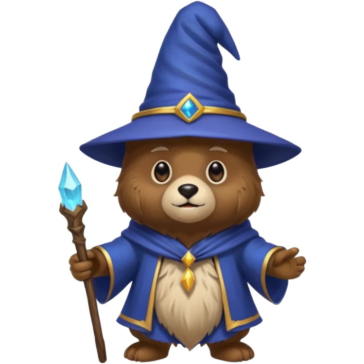 wizard bear emoji