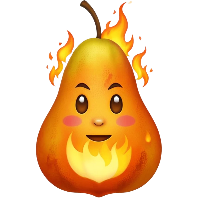 birne in flame emoji