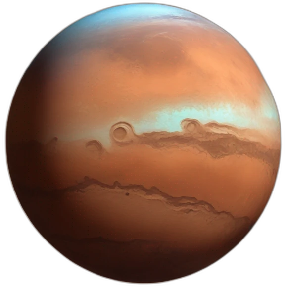 Mars planet emoji