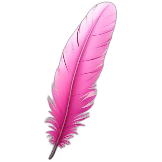 PINK FEATHER emoji