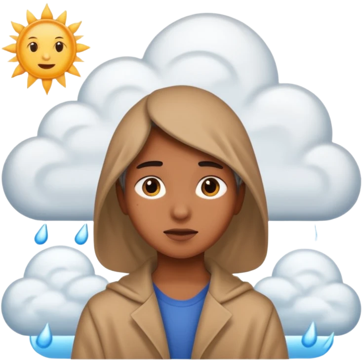 create a realistic different weather situuations emoji