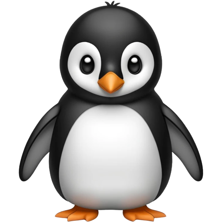 펭귄이 추워하는 모습 emoji