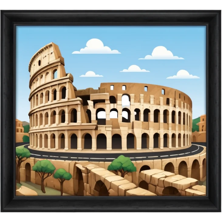 colluseum as a emoji emoji