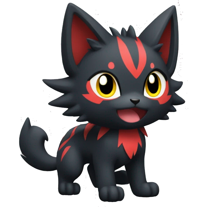 Litten-Zorua full body emoji