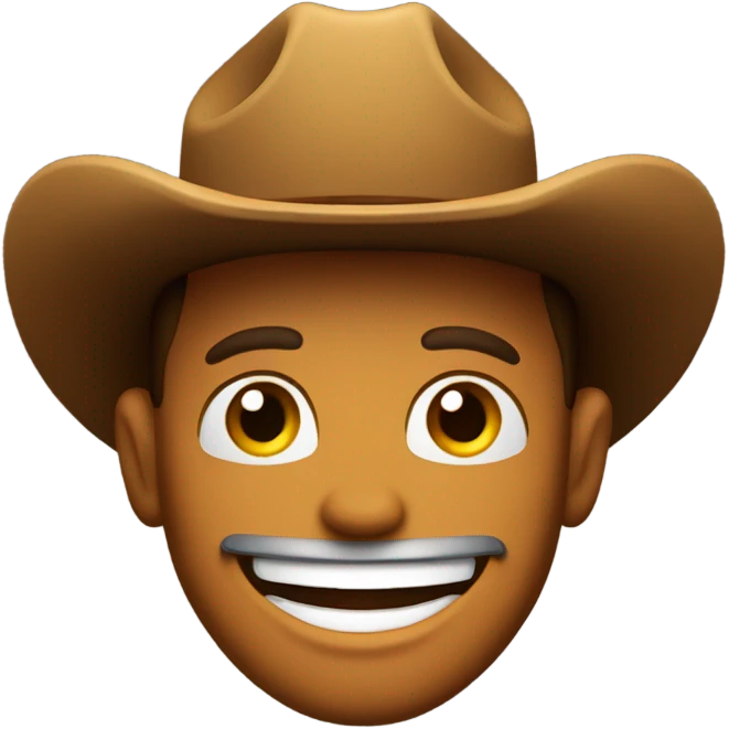 Laughing cowboy emoji emoji