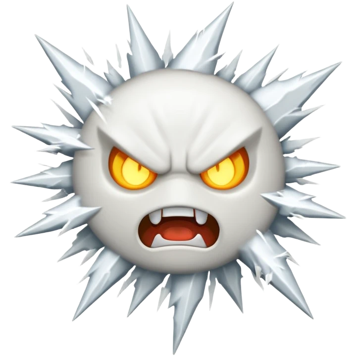 White Thunder - Very Angry - Completely White/Shades of White - Big - White Lightning - Not an animal emoji