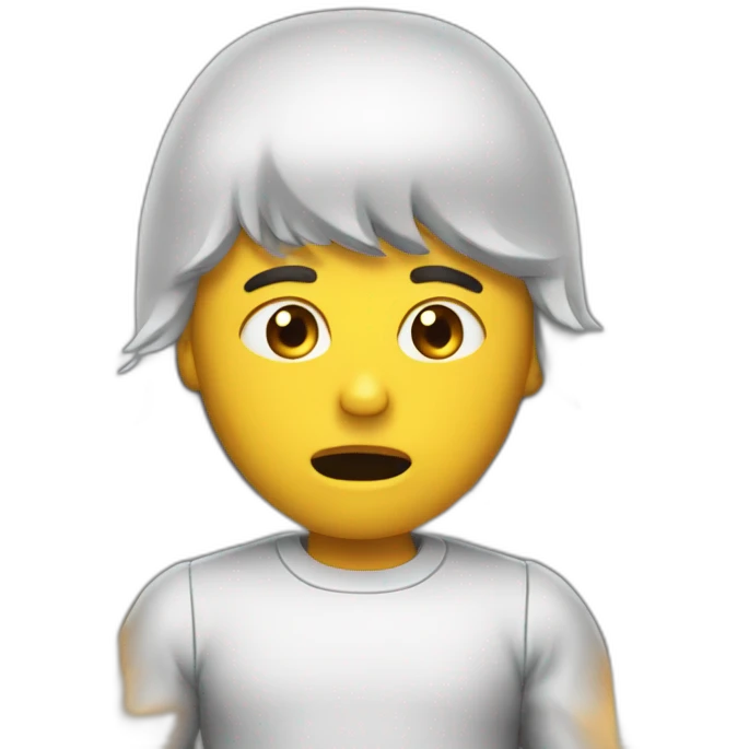 Bang on the head due to stupidity emoji