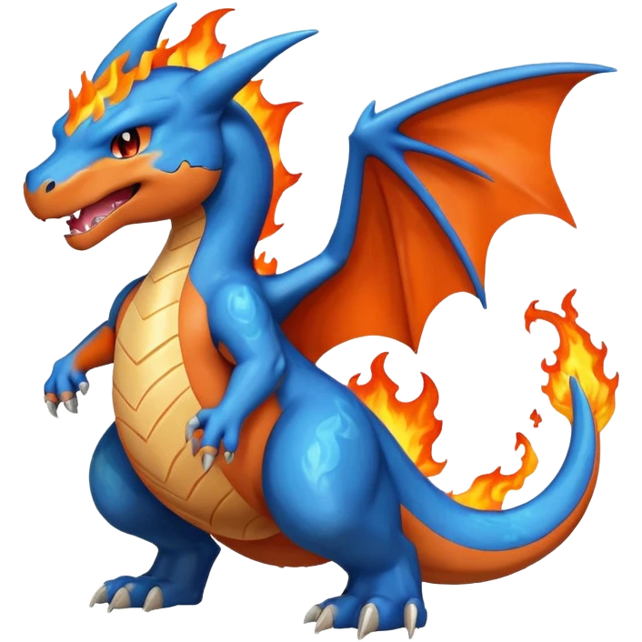 Charizard blue emoji