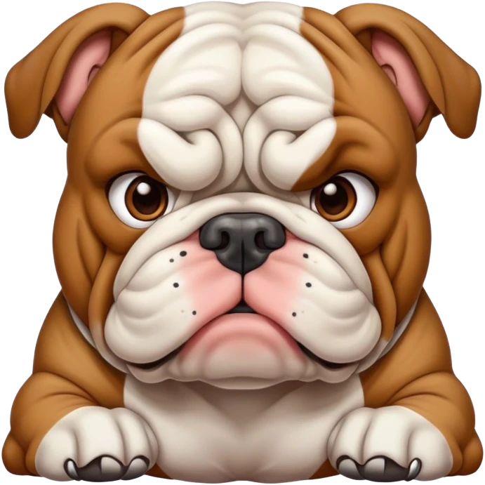 Bull dog emoji