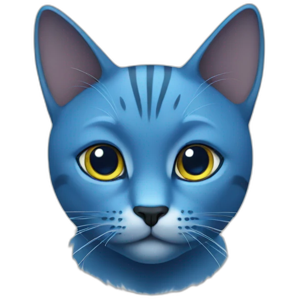 blue-cat emoji