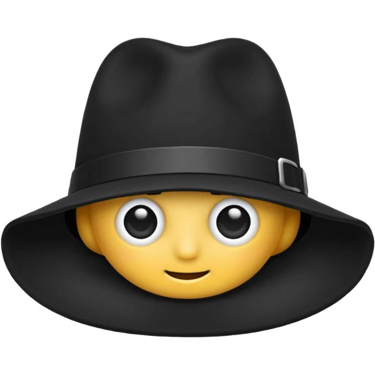 Black hat 🧢 emoji