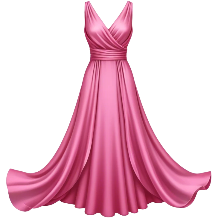 ultra realistic pink dress emoji