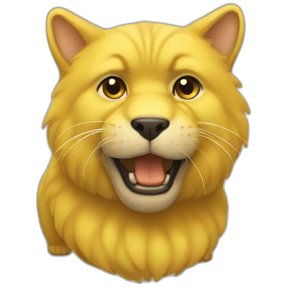 Yellow big clows emoji