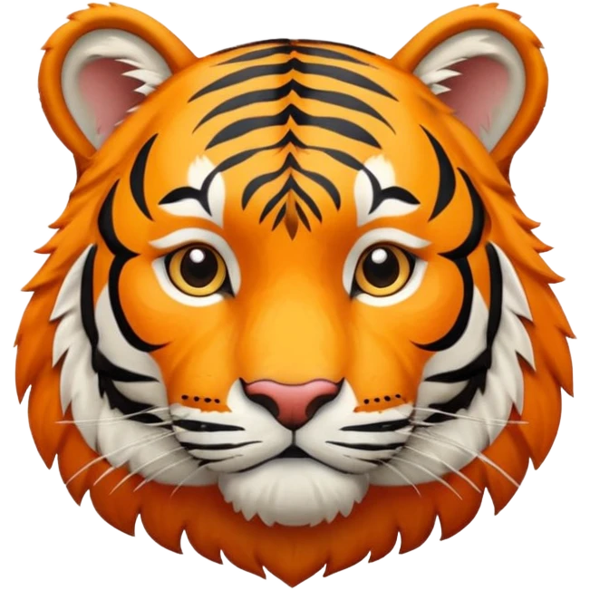 Quiero un tigre mezclado con la bandera cubana. Porque no apodan el tiger y soy de cuba emoji