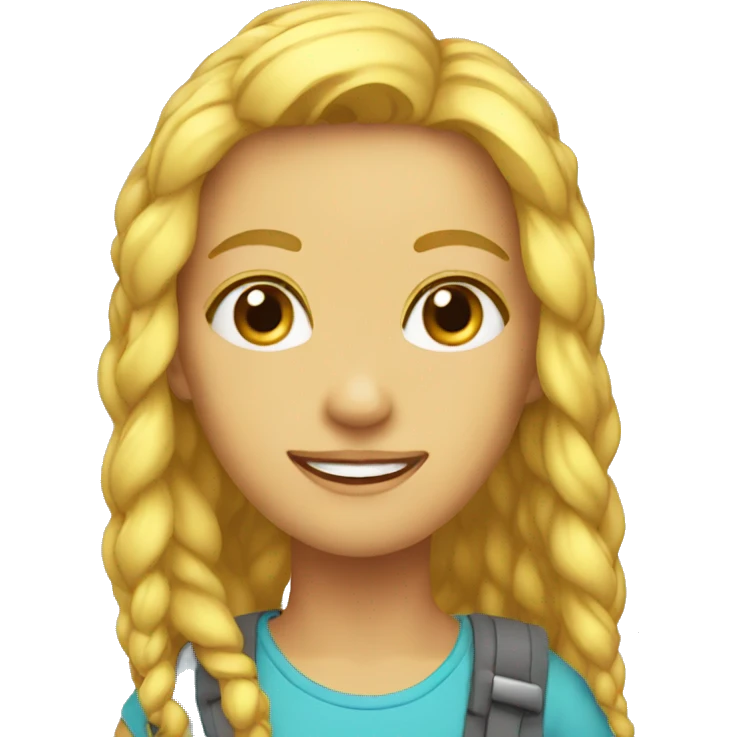 بنت emoji