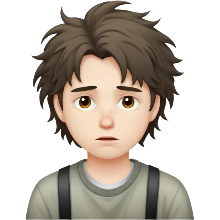 очень уставший студент emoji