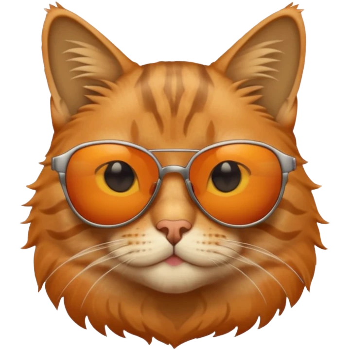 Cat wearing sunglasses emoji