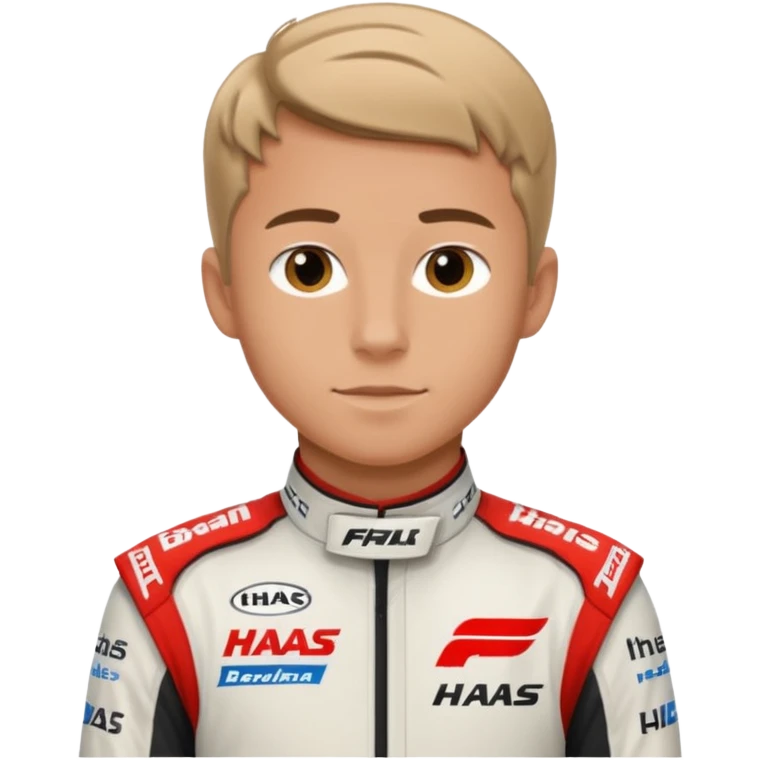 Ollie Bearman in Haas F1 Suit emoji