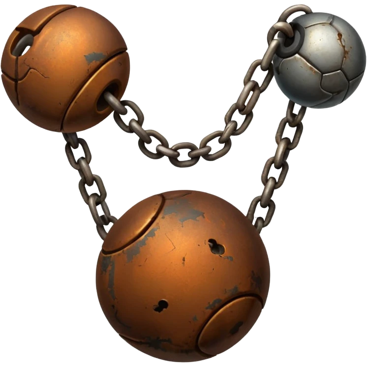 prisoner chain with ball emoji