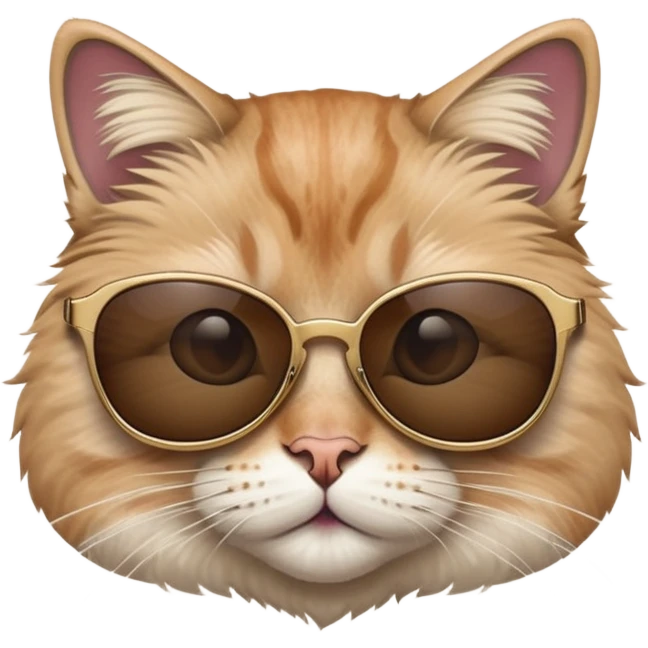 Cat wearing sunglasses emoji