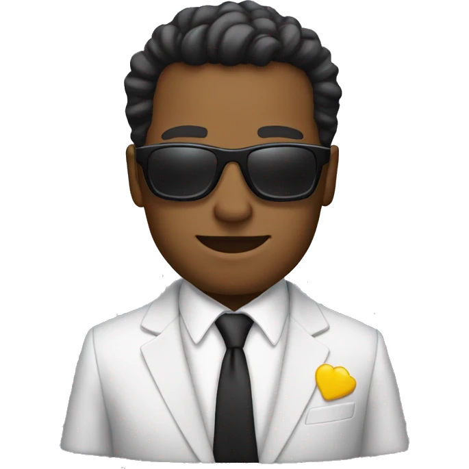 I want emoji who wear a blazer with sunglasses emoji