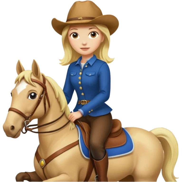 Horse rider woman emoji