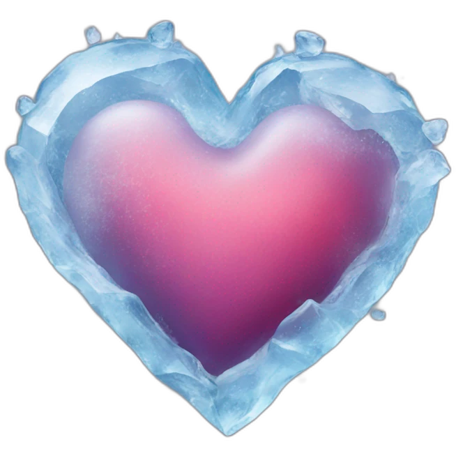 heart in the ice emoji