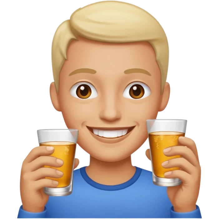 Drinking shots emoji
