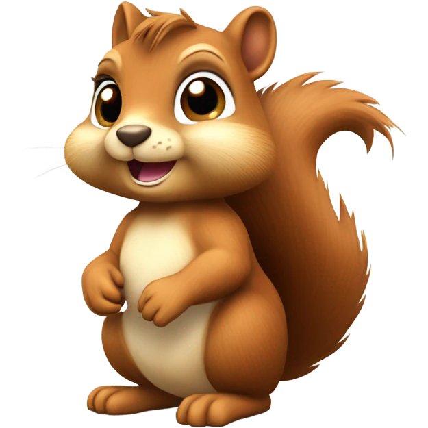 Squirrel with bells emoji