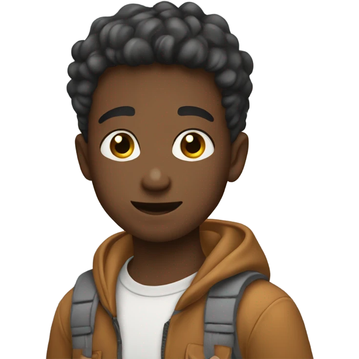 Boy doing dallet emoji