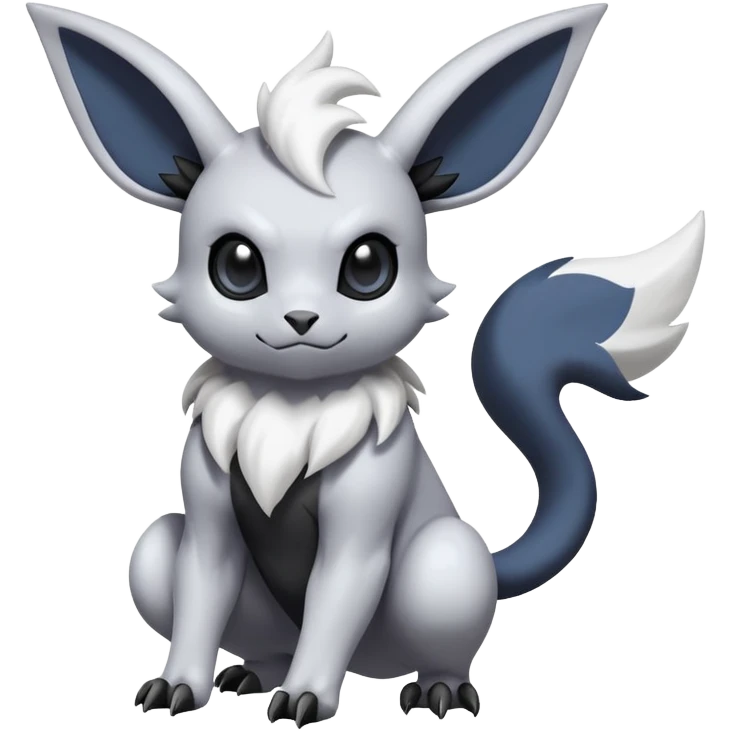 Mewostic-Absol-Minccino-Pokémon-Fakémon-hybrid-creature (full body) emoji