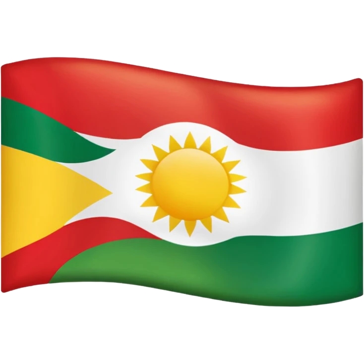 Kurdish flag emoji