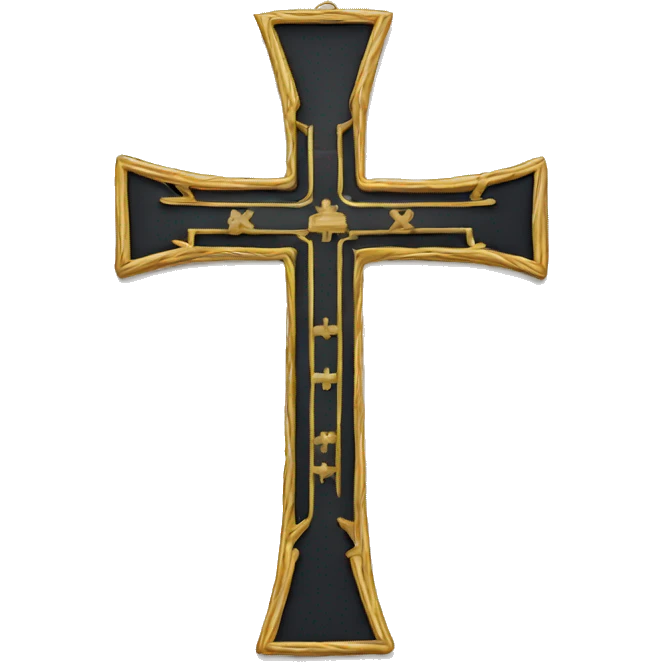 Papal cross emoji