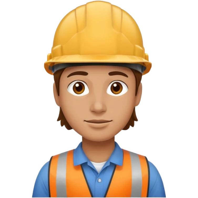 twitter with a hardhat on emoji