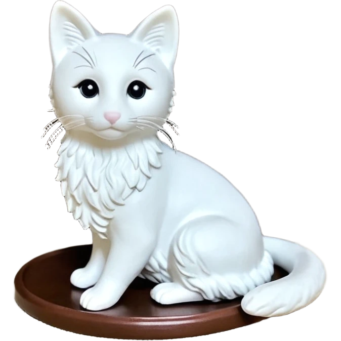 милая девушка ангел с нимбом и крыльями, с рыжими прямыми волосами по плечи, с черными макияжем глаз, тонкими бровями, с улыбкой, в стиле Apple avatar emoji