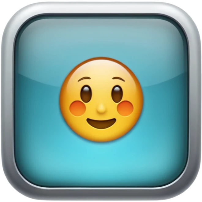 AI matte glass transluscent text to speech generator emoji