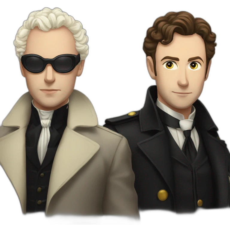 Aziraphale and Crowley  emoji