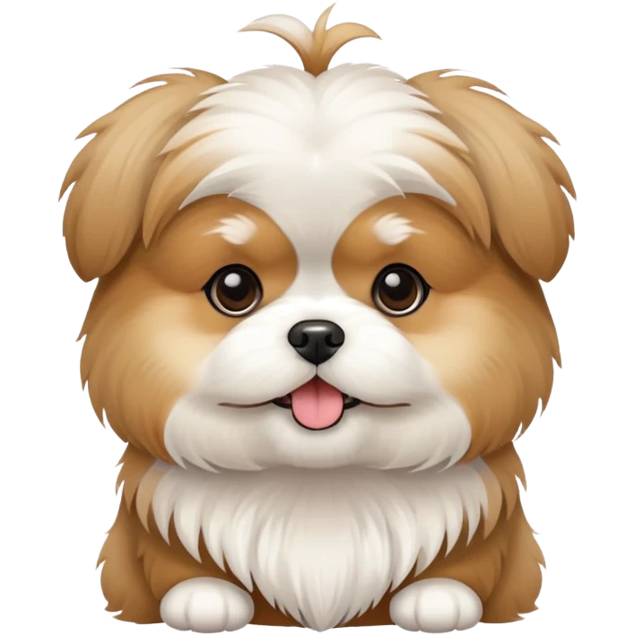 Pomeranian Shih Tzu mix emoji