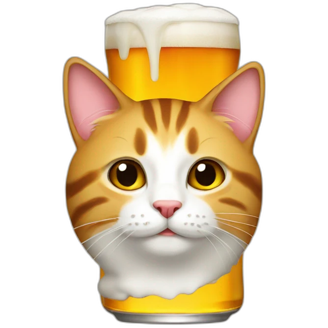 beer cat emoji