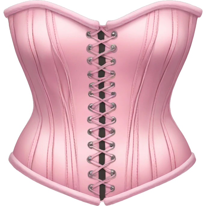Baby pink corset emoji
