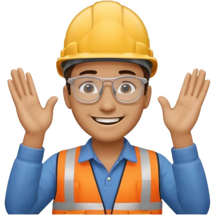 clap hand with men head in between slap hard emoji