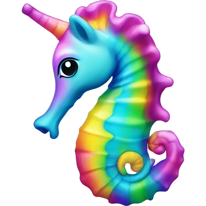 Lisa frank seahorse emoji