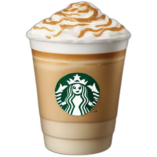 Latte Machiatto Starbucks Coffee emoji
