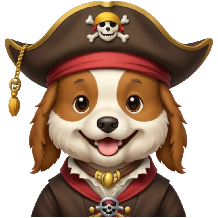 dog with pirate hat























 emoji